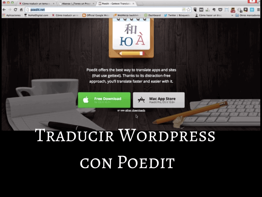 How to translate a wordpress template into Spanish with Poedit 2