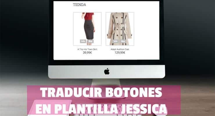 Traduzir botões de compra e informações no modelo Jessica 1