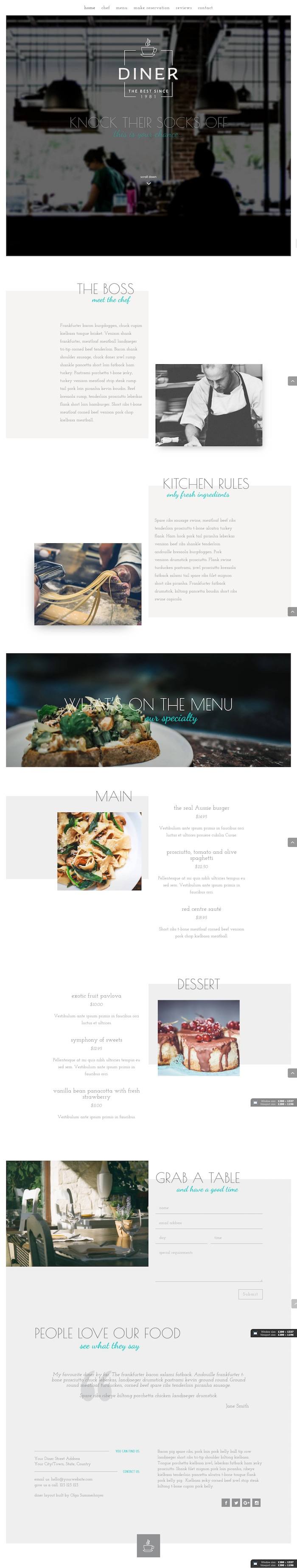 Cómo hacer una web para un restaurante con DIVI 1