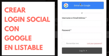 Cómo loguearse con Google gracias a Woocommerce Social Login en Listable