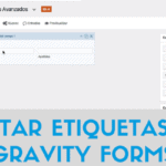 Cómo quitar las etiquetas de los campos en Gravity Forms