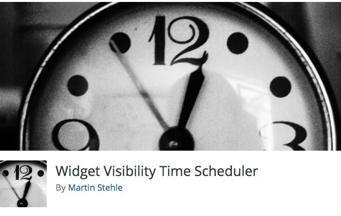 widtget-visibility-time-scheduler