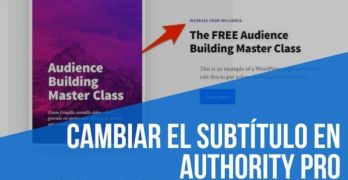 cambiar subtitulo authority pro
