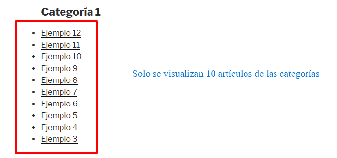 ejemplo visualizacion list