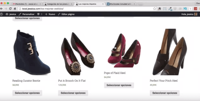 productos woocommerce