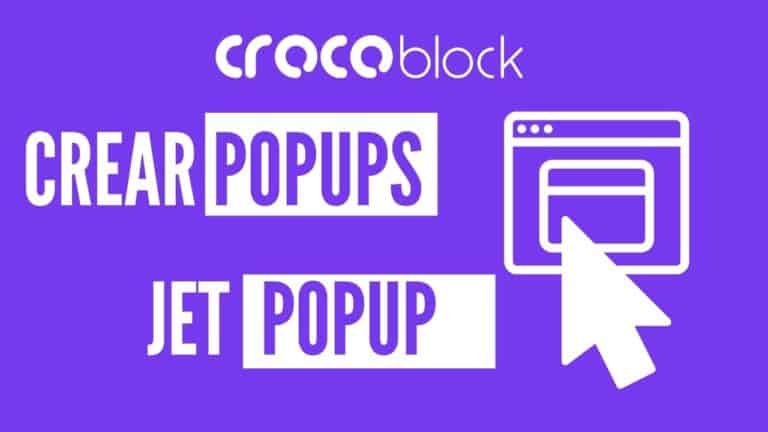 Create popups with Jetpopups